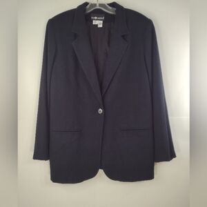 Sag Harbor women's black blazer size (12)